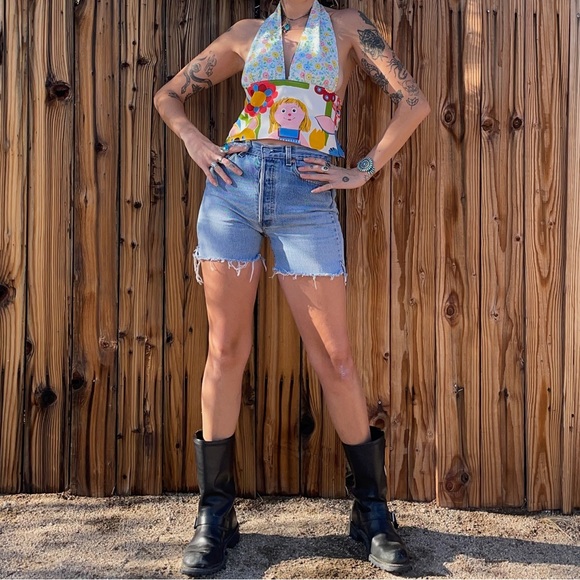 Reversible halter handmade top - Picture 7 of 10